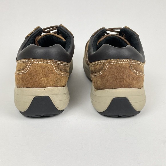 Hush Puppies Men 5 / Women 7 Hytest Brown Casual Oxford Steel Toe Work Shoes - Picture 9 of 12